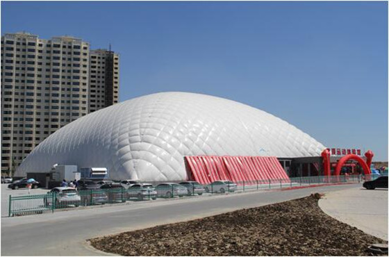 新疆排云氣膜館運動木地板 新疆排云氣膜館運動木地板