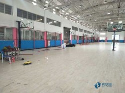 單層龍骨籃球體育木地板保養