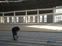 普通體育籃球地板施工步驟