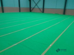 45度斜鋪龍骨籃球體育木地板安裝公司