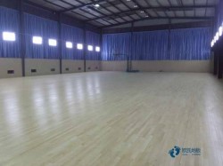 一般體育場館木地板施工方案