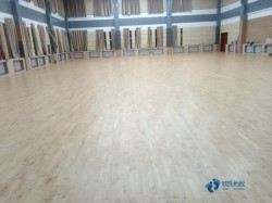 雙龍骨籃球場木地板廠家報價