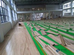 柞木籃球場木地板清潔保養