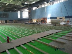 室內運動型地板施工流程