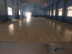 懸浮式籃球場木地板施工團隊
