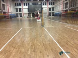 懸浮籃球場館地板施工步驟