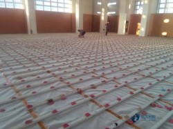 學(xué)校運動型木地板施工隊