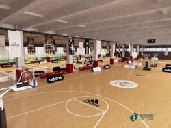 小學俄勒岡松舞臺體育場地木地板施工步驟