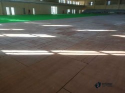 俄勒岡松舞臺體育運動木地板施工流程