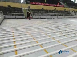 雙龍骨體育場(chǎng)地木地板清潔保養(yǎng)