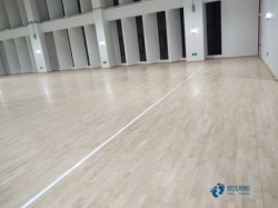 學校俄勒岡松舞臺體育場木地板施工團隊