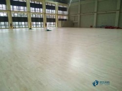 小學(xué)俄勒岡松舞臺(tái)場館木地板施工方案